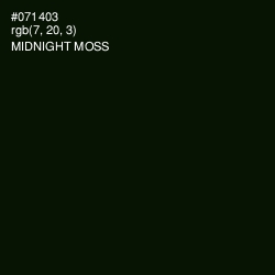 #071403 - Midnight Moss Color Image